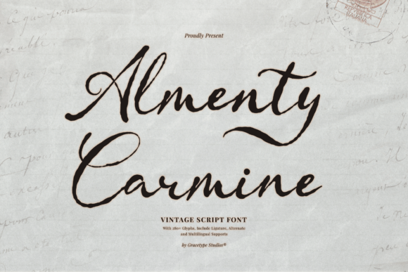 Almenty Carmine: The Font That Feels Like a Handwritten Letter