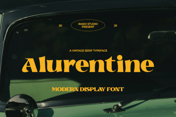 Alurentine: A Vintage Serif for Modern Luxury Branding