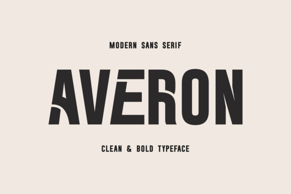 Averon: The Typeface That Commands Attention