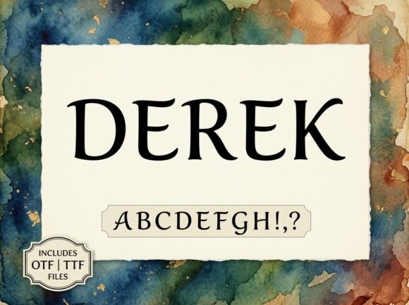 Derek: Command Attention with This Modern Display Typeface
