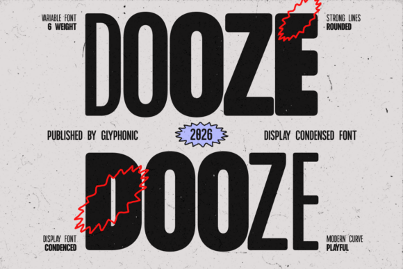 Dooze: The Display Font for Projects That Need to Shout