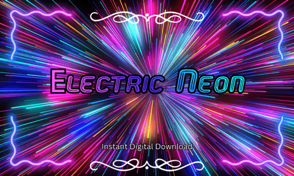 Electric Neon: Capturing That Electric Glow in Your Designs
