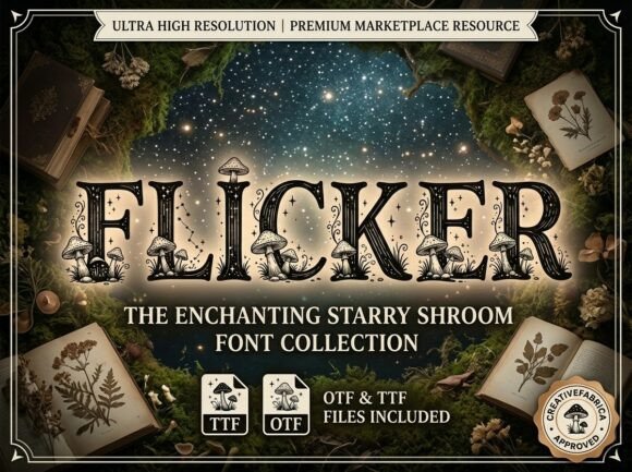 Flicker: The Artistic Display Font for Bold Branding