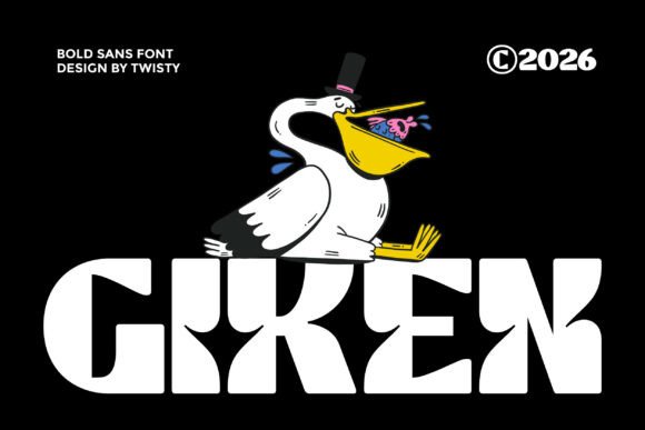 Giken: The Modern Sans Serif for Bold Visual Identity