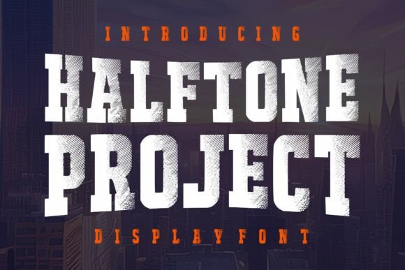 Halftone Project: A Typeface with Analog Soul