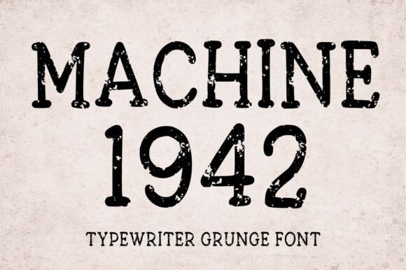 Machine 1942: The Typewriter Font with a Story to Tell