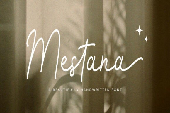 Mestana: A Handwritten Font for Modern Design Needs