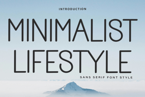 Minimalist Lifestyle: A Font for Modern, Clean Design