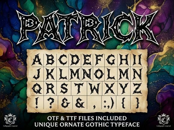 Patrick: A Bold Display Font for High-Impact Design