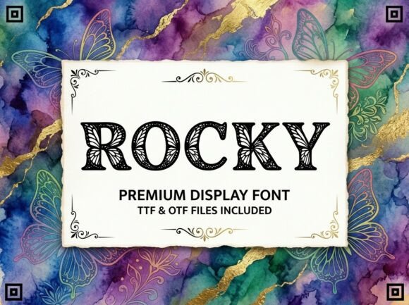 Rocky: A Typeface That Commands Attention