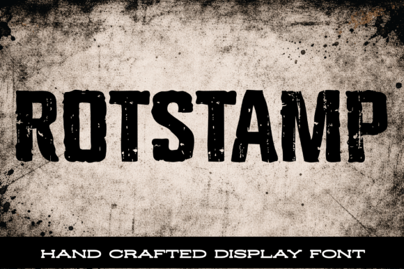 Rotstamp: The Distressed Font That Brings Raw, Gritty Character