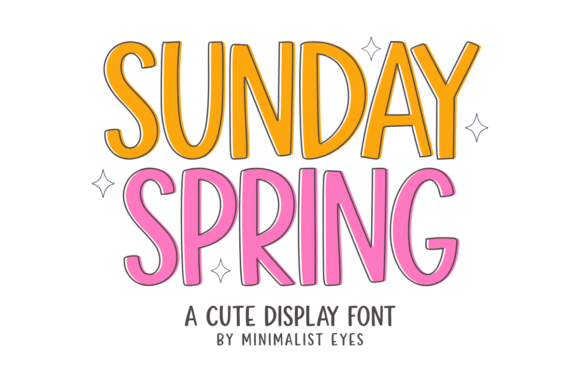 Sunday Spring: A Font That Feels Like a Sunny Morning